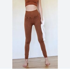 Free People Movement Good Karma Toasted Coconut High Rise 7/8